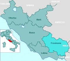 Cartina Provincia Frosinone