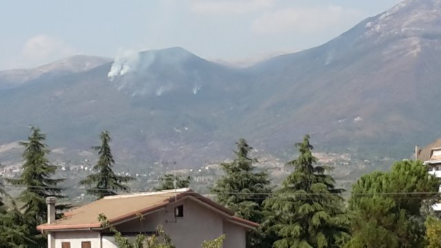 2017 Monte Monna brucia